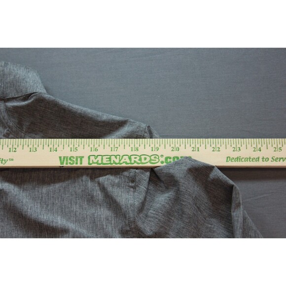 Greg Norman Men's Woven Windbreaker Full-Zip Golf Jacket Gray Stretch Sz M - Picture 6 of 12
